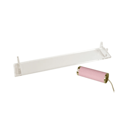 Lampbas rosa acryl - Support tube
