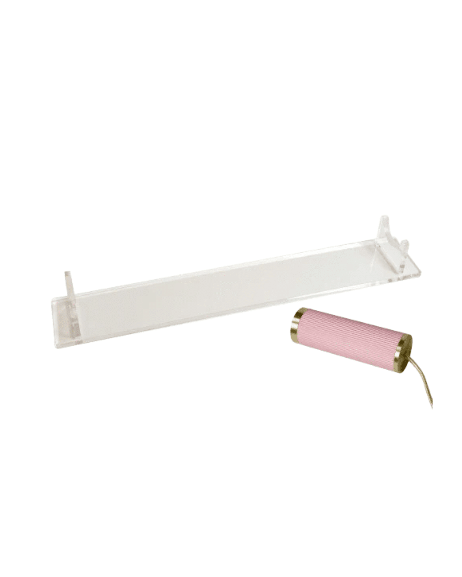 Lampbas rosa acryl - Support tube