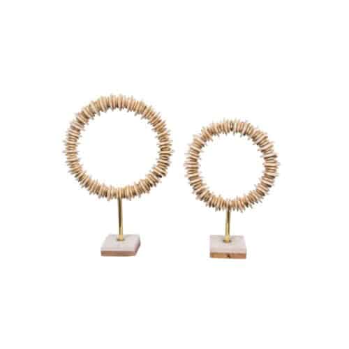 Dekorativa cirklar i resin – modern elegans i 2-pack