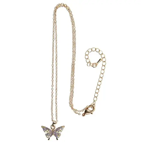 Boutique Butterfly Gem Necklace – Barn