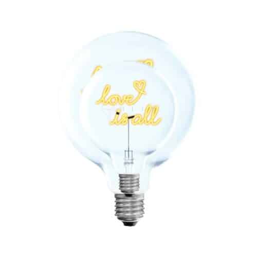 Glödlampa LOVE IS ALL