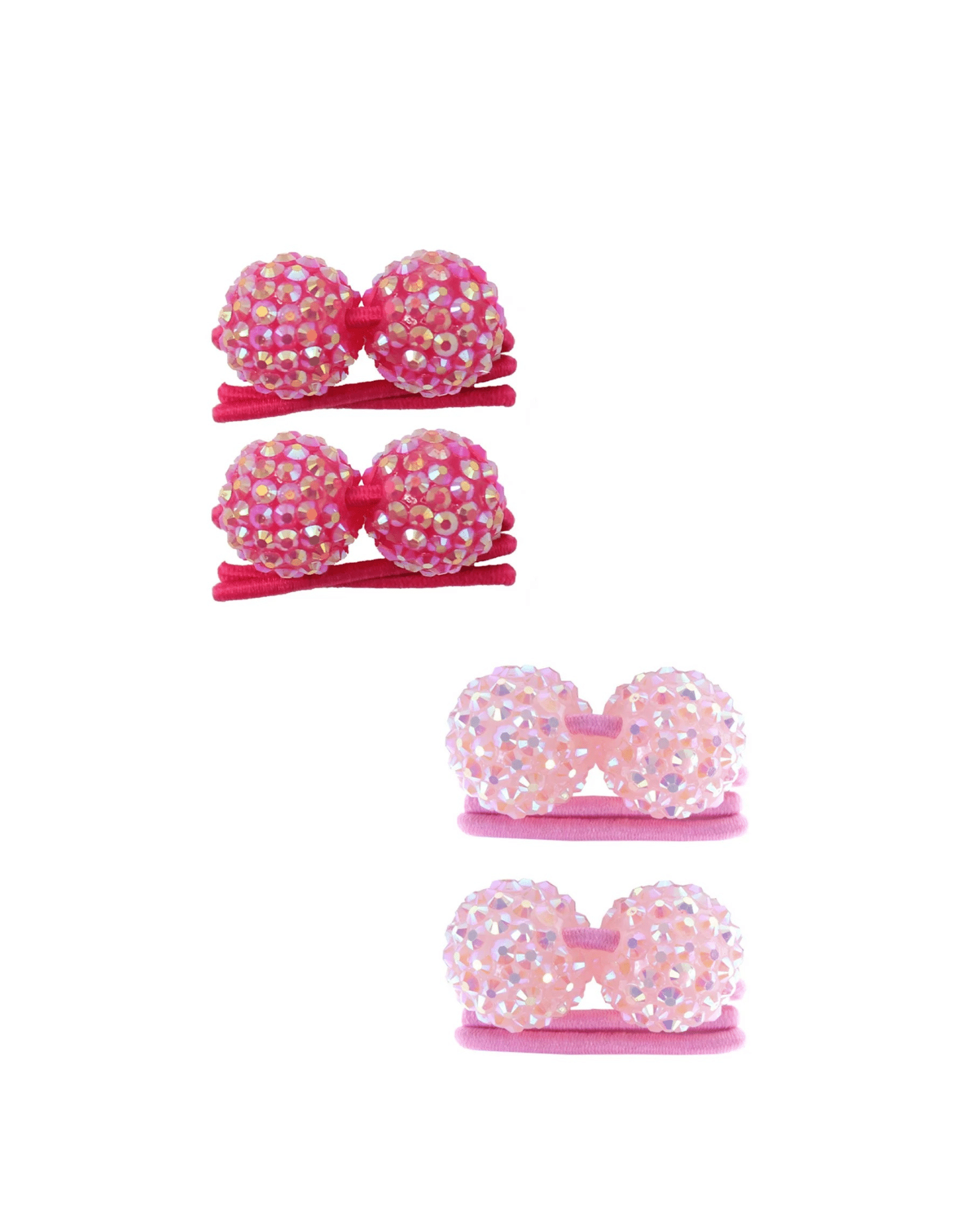 Funky Ball Ponytail Holder Set 2-pack