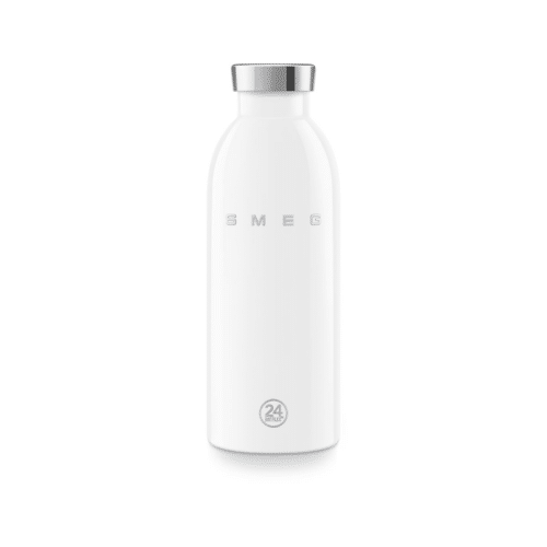 Vita Clima termosflaska 500 ml med högblank finish och dubbelväggad konstruktion från Smeg x 24Bottles