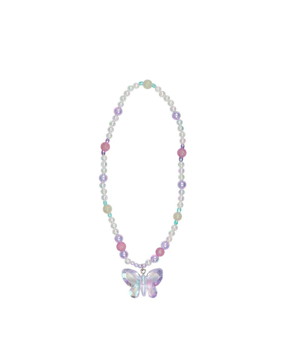 Barn Fjärilshalsband Glitter – Fancy Flutter Barn Fjärilshalsband Glitter