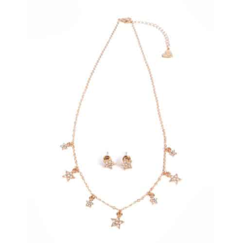 Boutique Chic Rising Star halsband och örhängesset