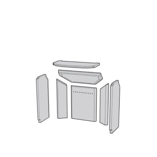 Contura VERMICULITESATS C810/C820/C800 Classic – utan sidoglas