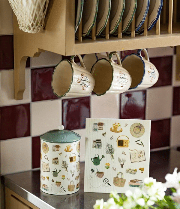 Disktrasa Alva Trädgårdsliv – Svensktillverkad Wettextrasa - Bild 3