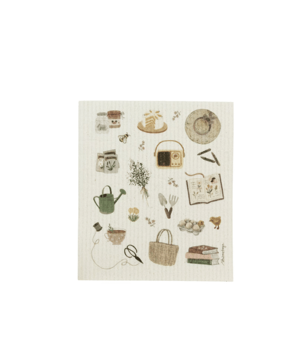 Disktrasa Alva Trädgårdsliv – Svensktillverkad Wettextrasa