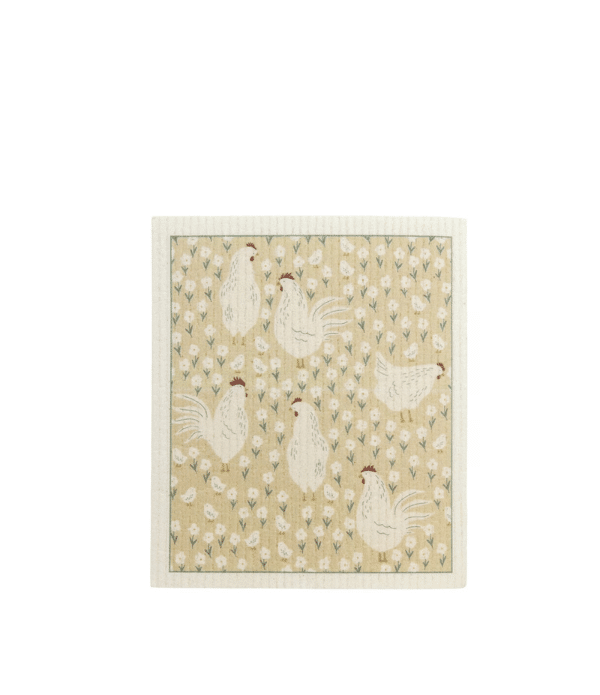 Disktrasa Gullvi – Svensktillverkad Wettextrasa med Hönsmotiv