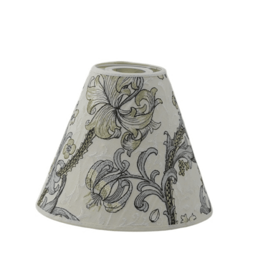 Golden Lily Embroidery Dove Lampskärm 19 cm – William Morris Elegant Design