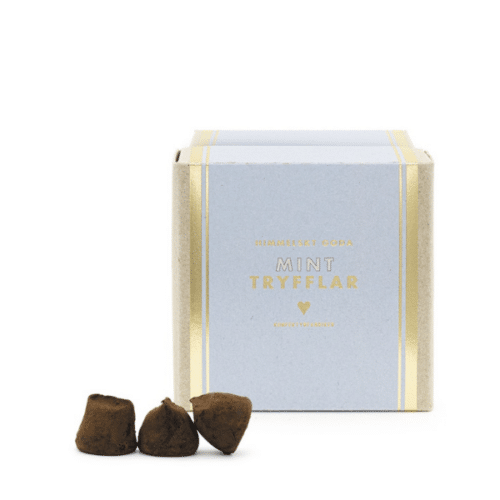 Himmelska Minttryfflar 200 g – Krämiga chokladtryfflar med mint