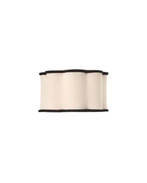 Judy lampskärm natur/svart 35cm