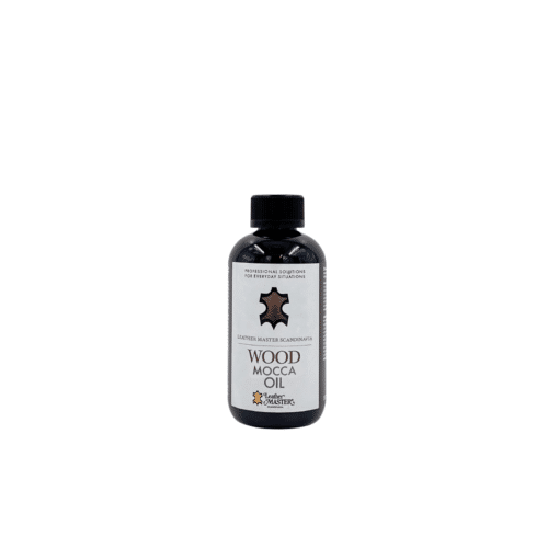 Leather Master Wood Mocca Oil 250 ml – Rökig träolja för djup och varm finish