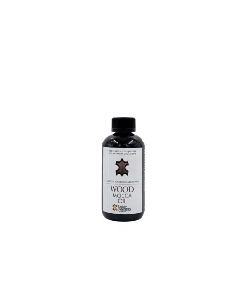 Leather Master Wood Mocca Oil 250 ml – Rökig träolja för djup och varm finish
