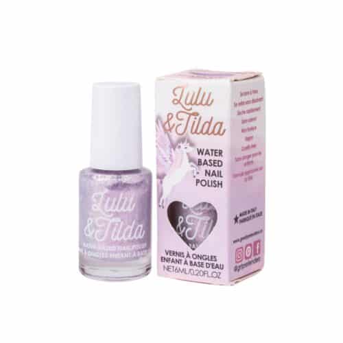 Pyjamasparty lila tvättbart nagellack