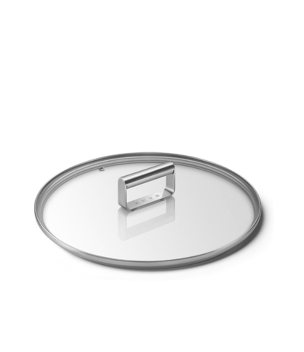 Smeg Keramisk Kastrull 20 cm Non-Stick Svart – 50’s Style med Glaslock - Bild 2