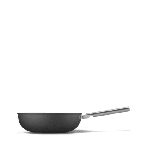 Smeg Keramisk Wokpanna 30 cm Non-Stick Svart – 50’s Style