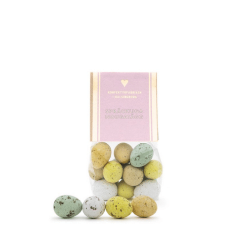 Spräckliga Nougatägg 150 g – Lyxiga chokladägg med nougat