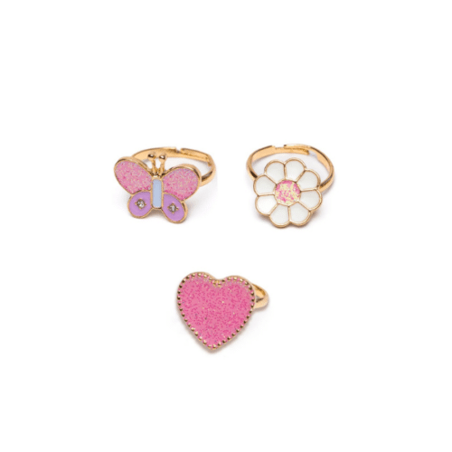 Wonderland Ring Set 3-Pack – Lekringar för Barn (3+)
