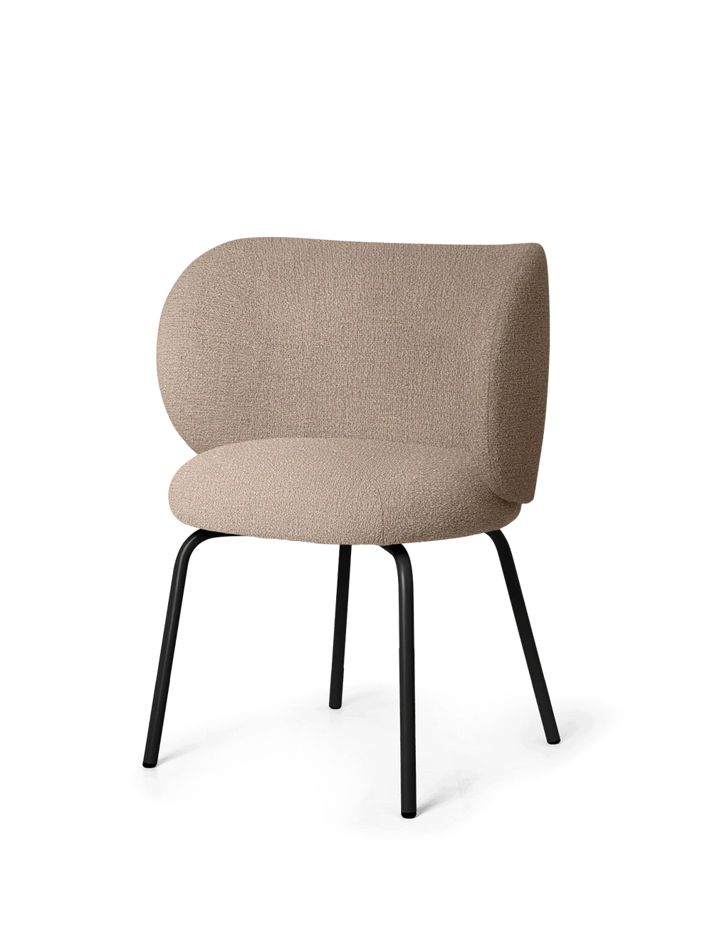 Rico Dining Chair - Black - Bouclé - Bild 2