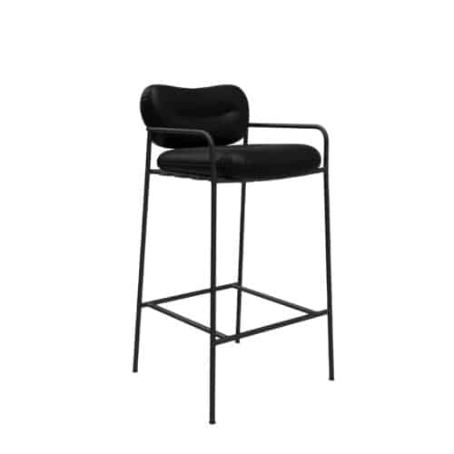 Fogia Bollo Barstol 75 cm Elmosoft Black