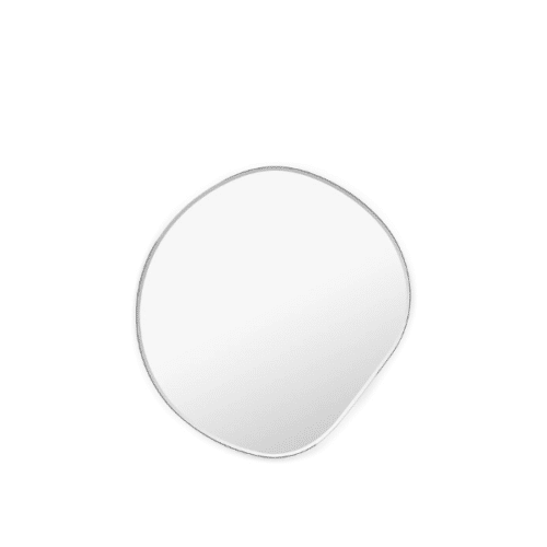 Ferm Living Pond Spegel Small – Dark Chrome