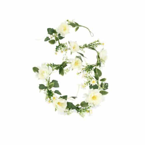 Blomgirlang Vit 150 cm