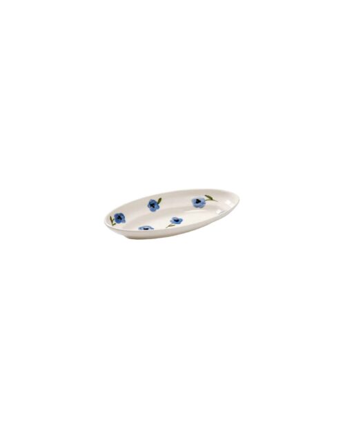 Pick a Poppy Madelen Möllard serveringsfat Pansy blå 25,5 cm
