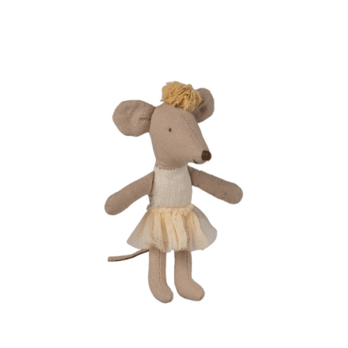 Maileg Ballerinamus Lillasyster – Off White