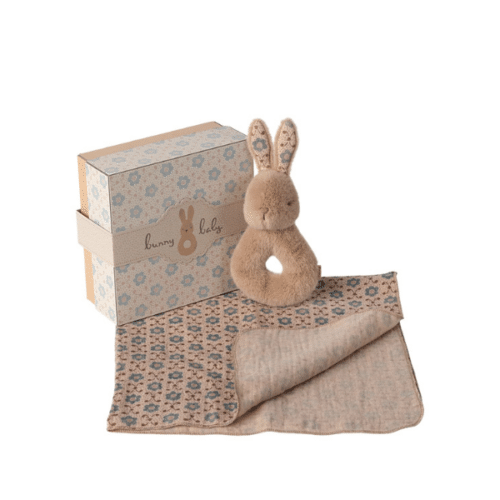 Maileg Kanin Skallra Set Cream Peach