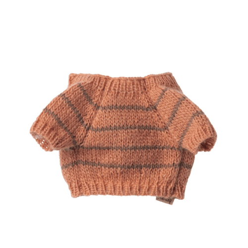 Maileg stickad tröja till valp – Coral | Puppy supply Small