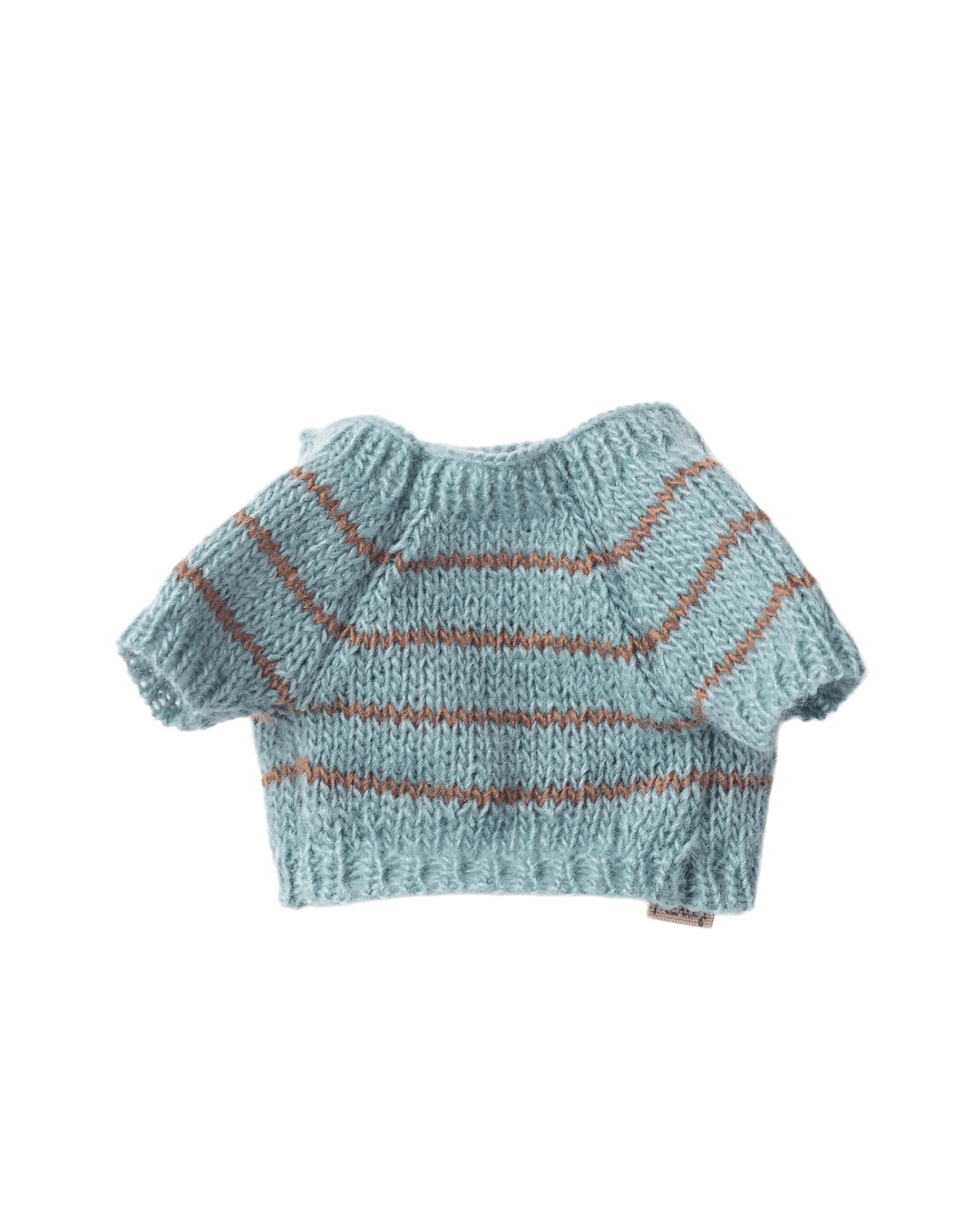 Maileg stickad tröja till valp – Dusty Blue | Puppy supply Small