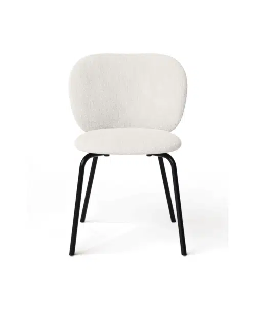 Rico Chair Black Devoré Velvet - Rust