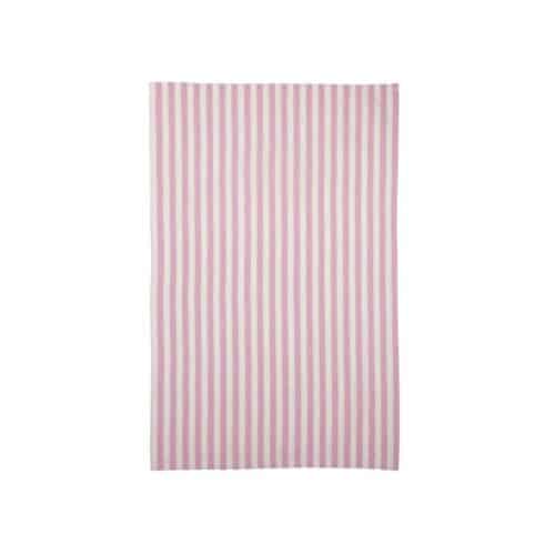 SVEA rosa randig kökshandduk 50x70