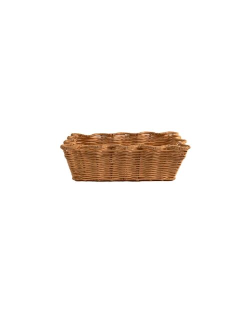 Pick a Poppy Scallop rottingkorg 20x30x9 cm