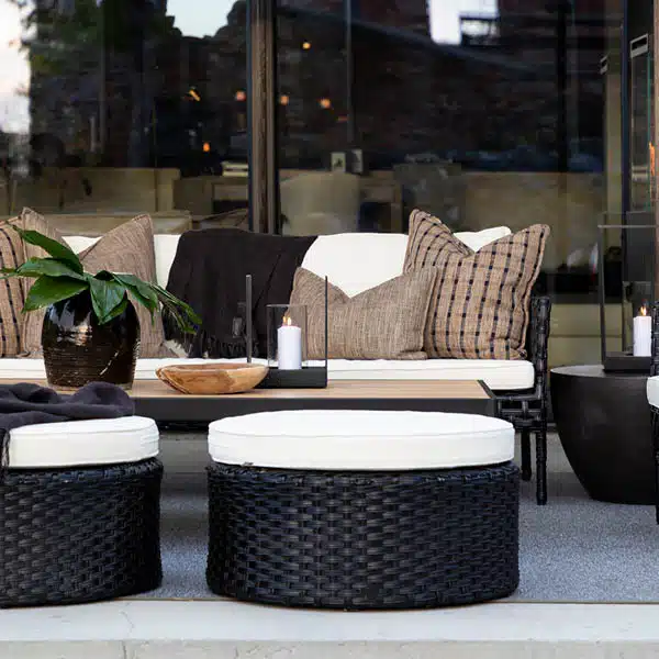 Artwood TOLEDO Fotpall Svart - Bild 4