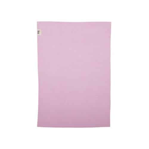 Vide kökshandduk rosa 50x70 cm – återvunnen bomull med linnekänsla