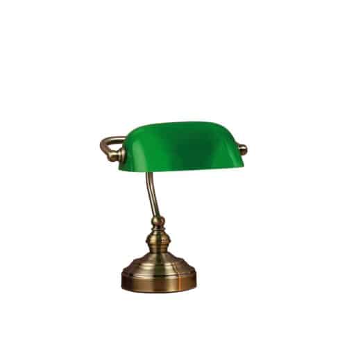 Markslöjd Bordslampa Bankers 25 cm Oxid/Grön