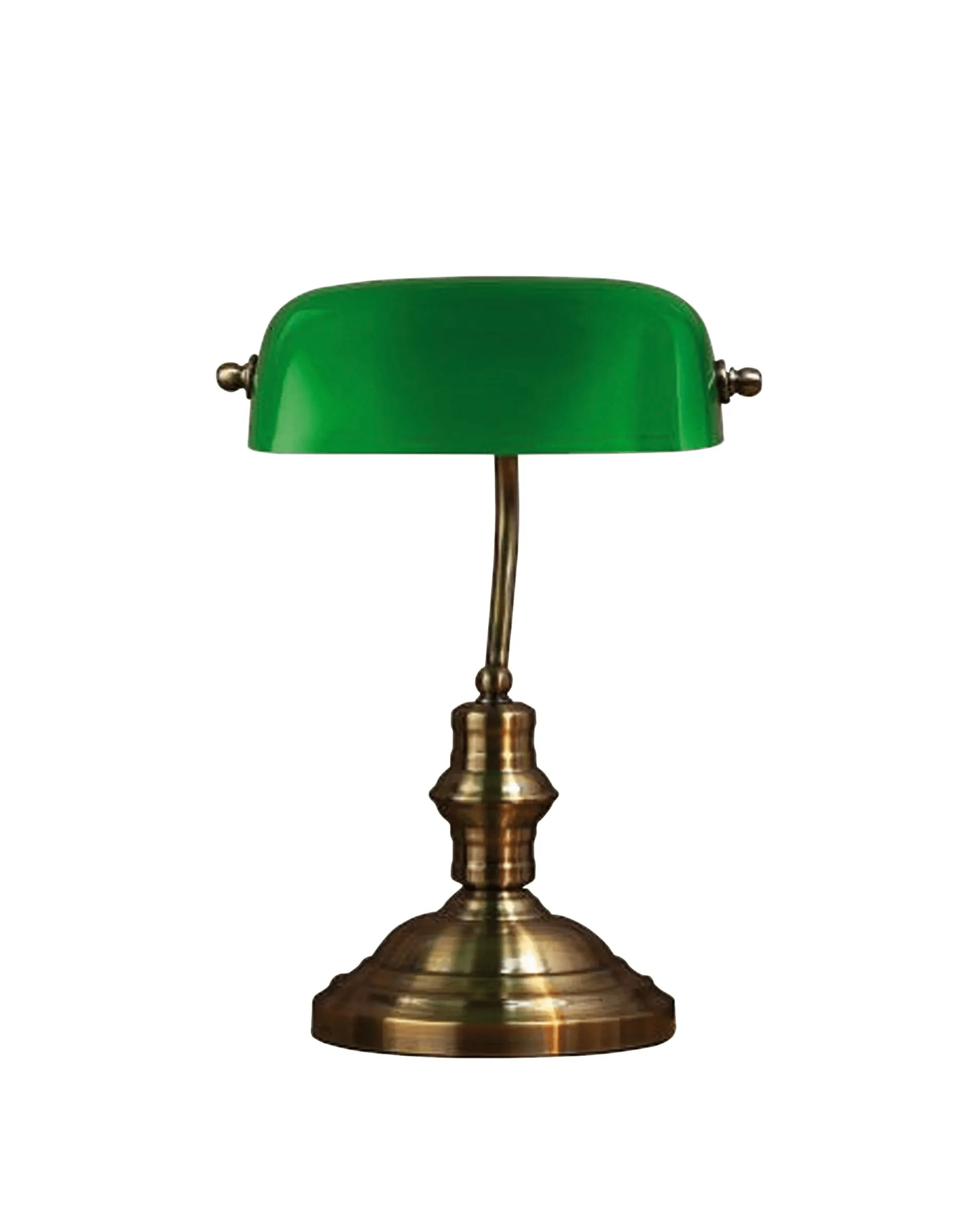 BANKERS Table 42 cm Oxide/Green Skrivbordslampa