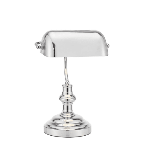 Bankers Bankirlampa Krom 42 cm