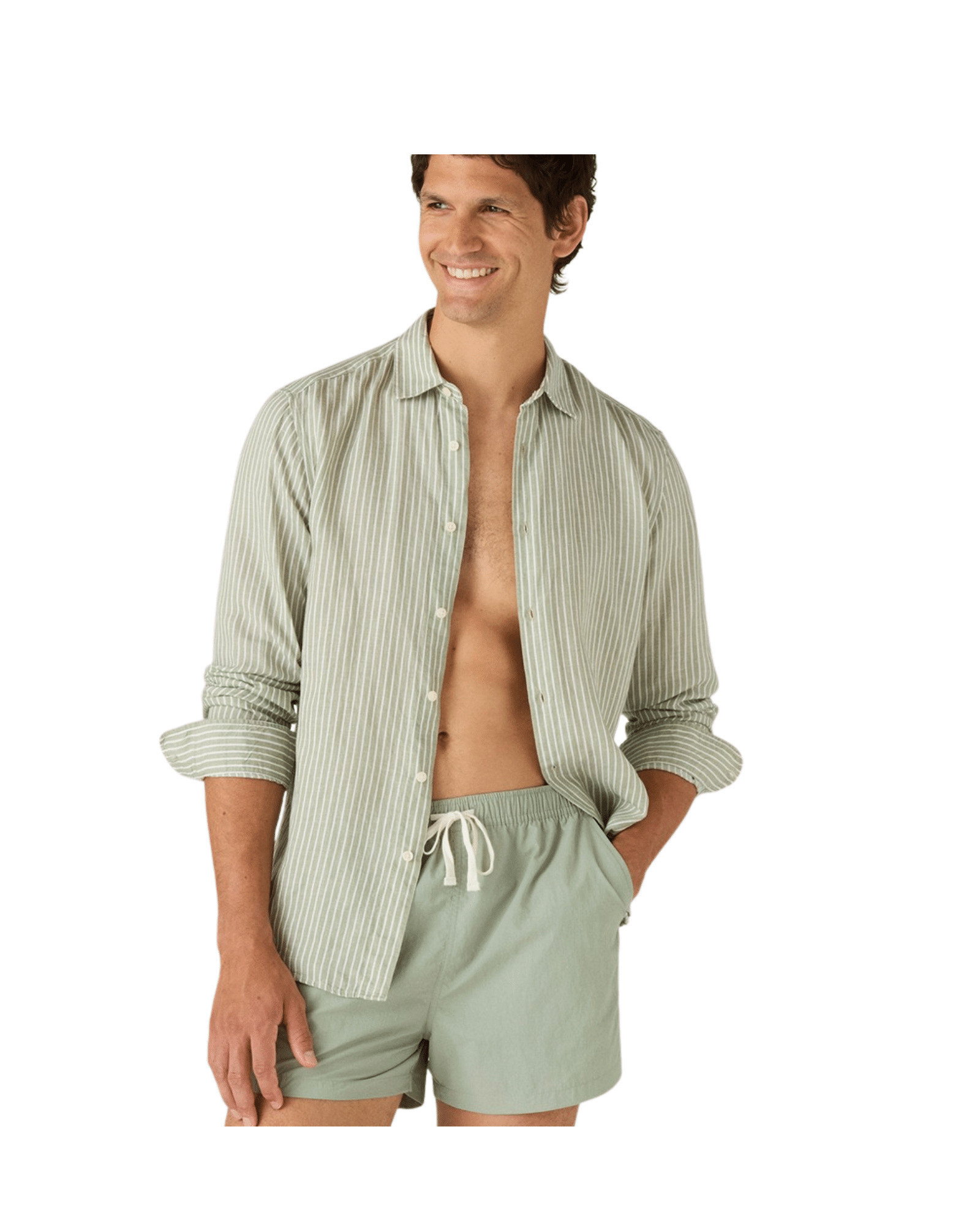 Enfärgade badshorts - Bild 2