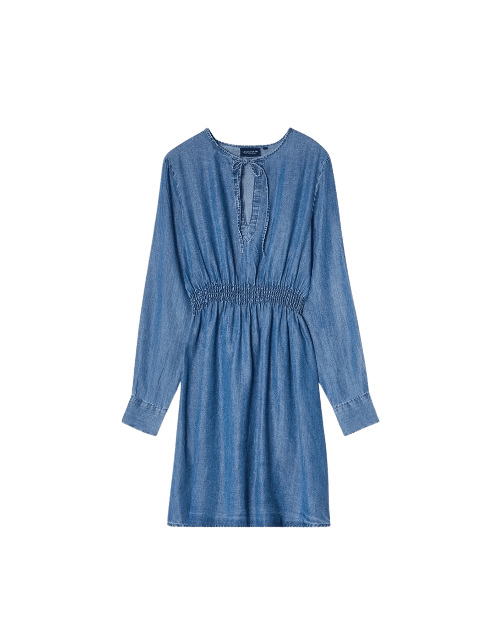 Lyocell Denim-klänning Medium Blue Denim