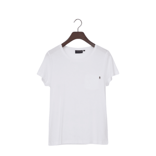Lexington Ashley T-shirt i jersey, vit