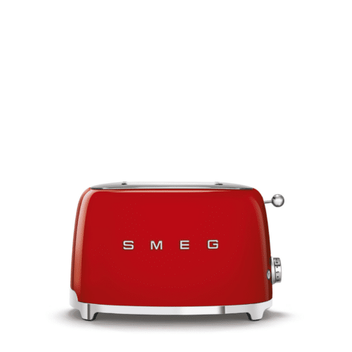 Smeg Brödrost 2 skivor Röd Högblank