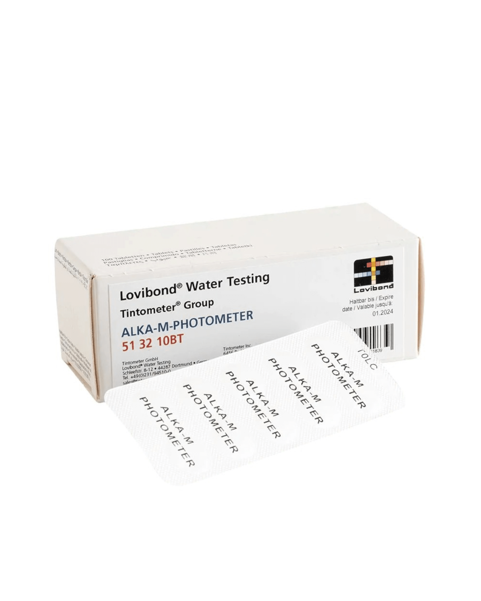 Testtabletter Alka-M för fotometer 250 st
