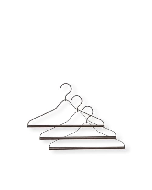 Coat Hanger Set of 3 Black