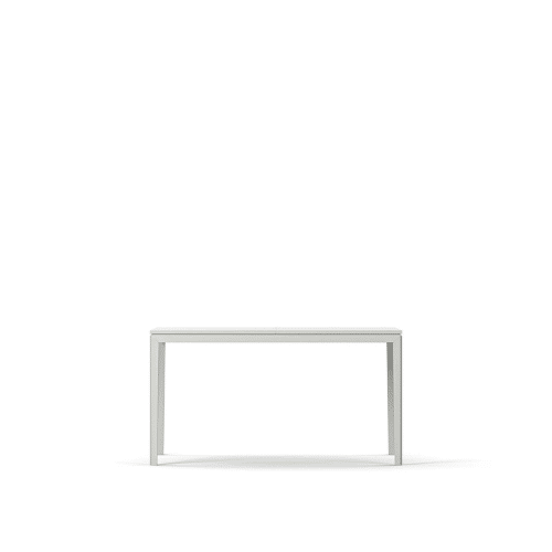 Edge 2.0 Matbord 140 cm med Iläggsskiva-vit