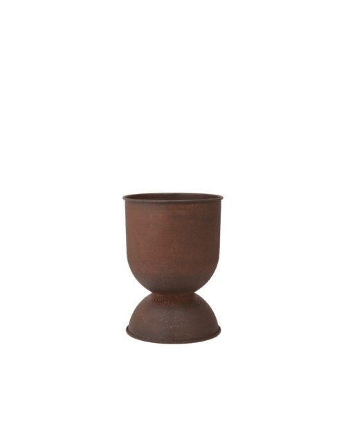 Hourglass Pot Small Rust