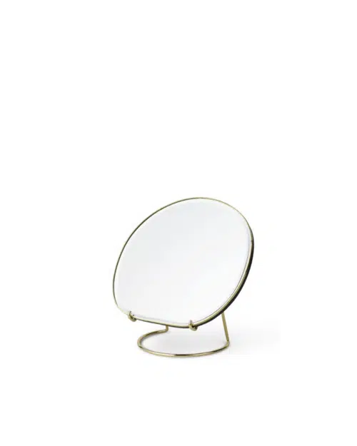 Pond Table Mirror Brass