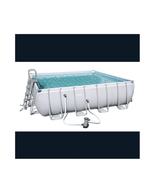 Bestway Power Steel Rektangulärt Pool Set 4,12 x 2,01 x 1,22 m